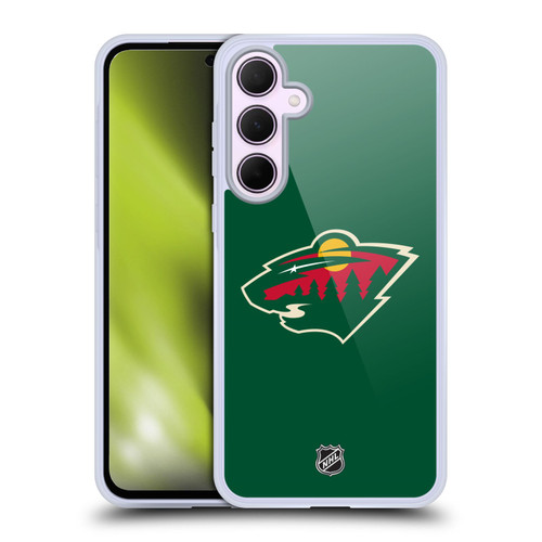 NHL Minnesota Wild Plain Soft Gel Case for Samsung Galaxy A35 5G