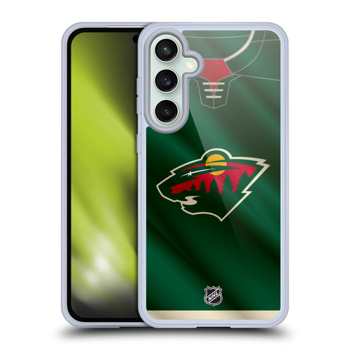 NHL Minnesota Wild Jersey Soft Gel Case for Samsung Galaxy S23 FE 5G