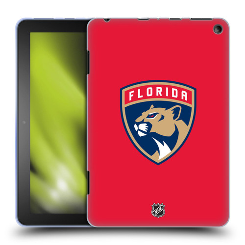 NHL Florida Panthers Plain Soft Gel Case for Amazon Fire HD 8/Fire HD 8 Plus 2020