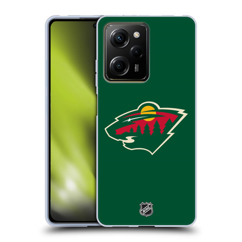 NHL Minnesota Wild Plain Soft Gel Case for Xiaomi Redmi Note 12 Pro 5G