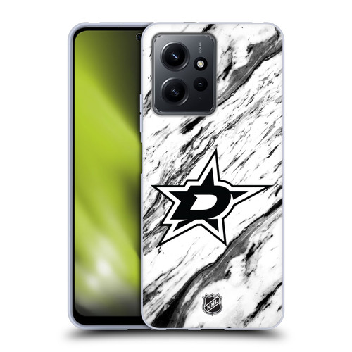 NHL Dallas Stars Marble Soft Gel Case for Xiaomi Redmi Note 12 4G