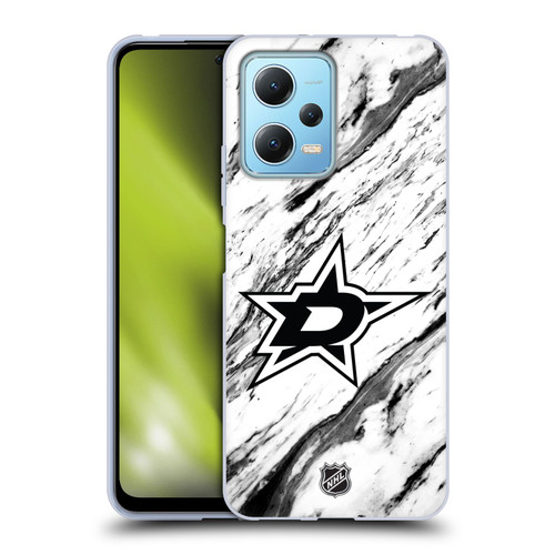 NHL Dallas Stars Marble Soft Gel Case for Xiaomi Redmi Note 12 5G