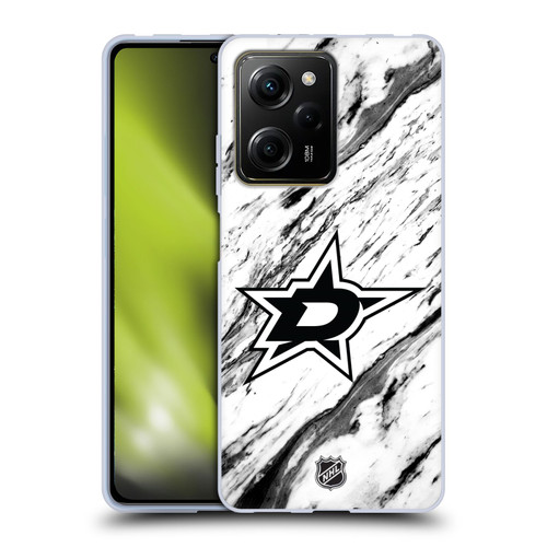 NHL Dallas Stars Marble Soft Gel Case for Xiaomi Redmi Note 12 Pro 5G