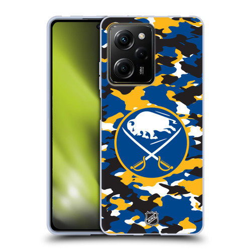 NHL Buffalo Sabres Camouflage Soft Gel Case for Xiaomi Redmi Note 12 Pro 5G