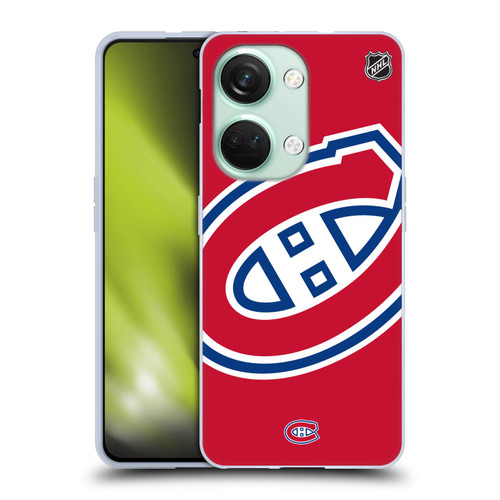 NHL Montreal Canadiens Oversized Soft Gel Case for OnePlus Nord 3 5G