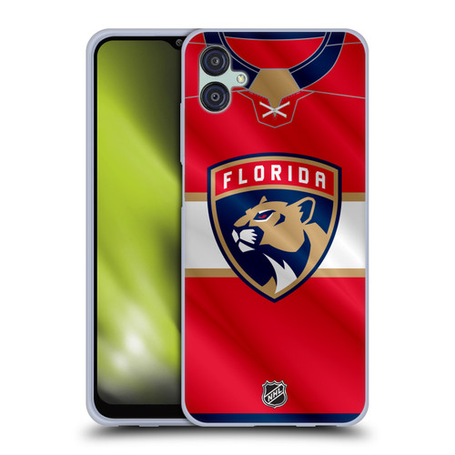 NHL Florida Panthers Jersey Soft Gel Case for Samsung Galaxy M04 5G / A04e