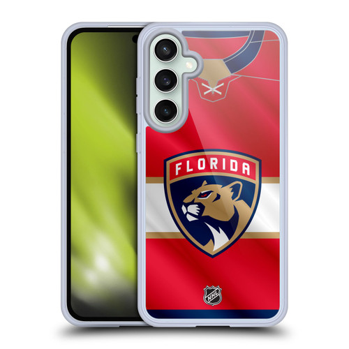 NHL Florida Panthers Jersey Soft Gel Case for Samsung Galaxy S23 FE 5G