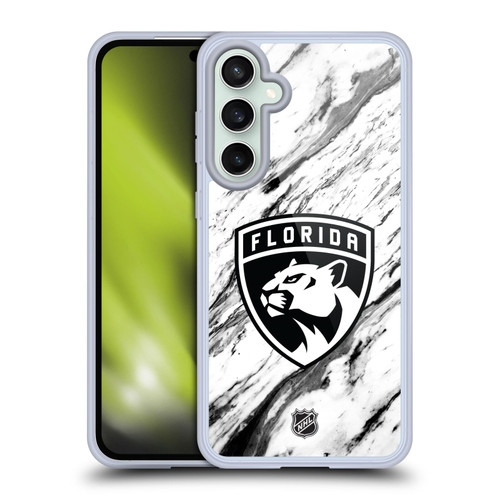 NHL Florida Panthers Marble Soft Gel Case for Samsung Galaxy S23 FE 5G