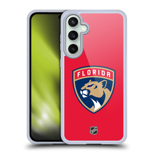 NHL Florida Panthers Plain Soft Gel Case for Samsung Galaxy S23 FE 5G