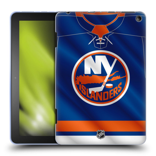 NHL New York Islanders Jersey Soft Gel Case for Amazon Fire HD 8/Fire HD 8 Plus 2020