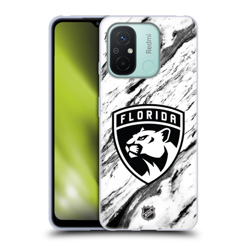 NHL Florida Panthers Marble Soft Gel Case for Xiaomi Redmi 12C