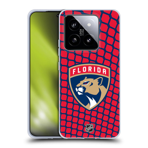 NHL Florida Panthers Net Pattern Soft Gel Case for Xiaomi 14
