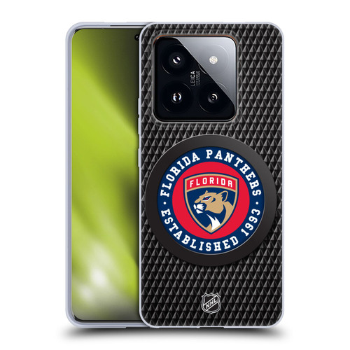 NHL Florida Panthers Puck Texture Soft Gel Case for Xiaomi 14 Pro