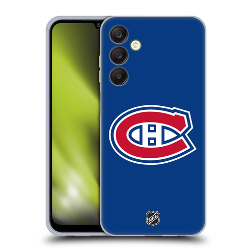 NHL Montreal Canadiens Plain Soft Gel Case for Samsung Galaxy A25 5G