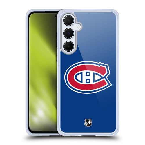NHL Montreal Canadiens Plain Soft Gel Case for Samsung Galaxy A55 5G