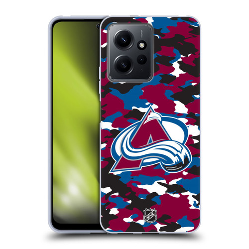 NHL Colorado Avalanche Camouflage Soft Gel Case for Xiaomi Redmi Note 12 4G