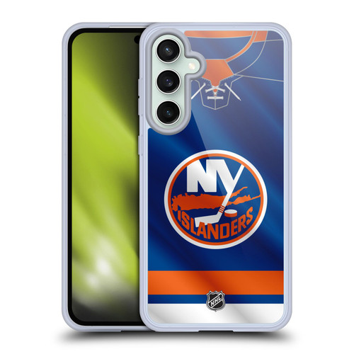 NHL New York Islanders Jersey Soft Gel Case for Samsung Galaxy S23 FE 5G