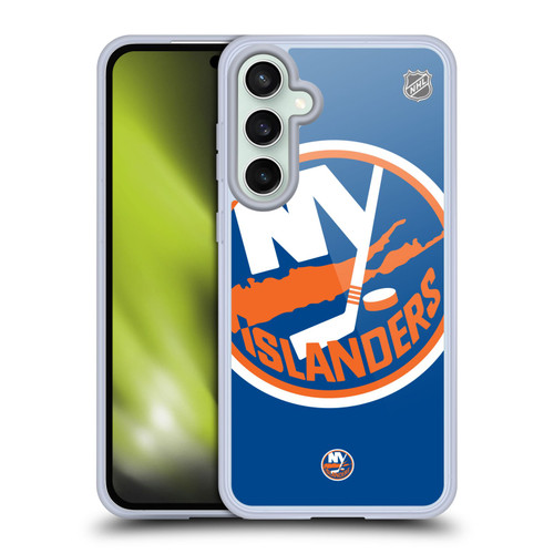 NHL New York Islanders Oversized Soft Gel Case for Samsung Galaxy S23 FE 5G
