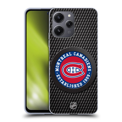 NHL Montreal Canadiens Puck Texture Soft Gel Case for Xiaomi Redmi 12