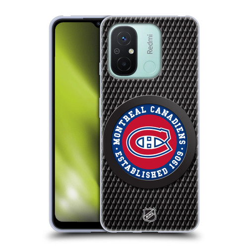 NHL Montreal Canadiens Puck Texture Soft Gel Case for Xiaomi Redmi 12C