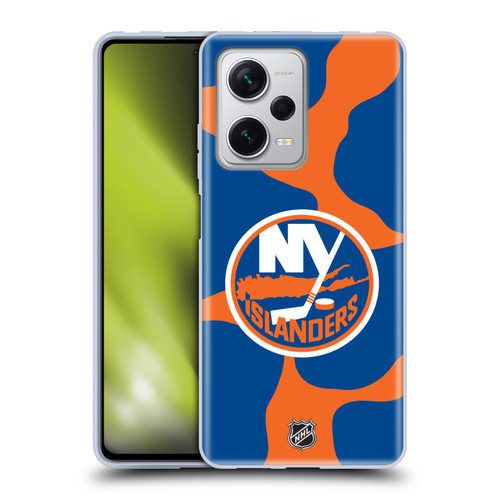 NHL New York Islanders Cow Pattern Soft Gel Case for Xiaomi Redmi Note 12 Pro+ 5G