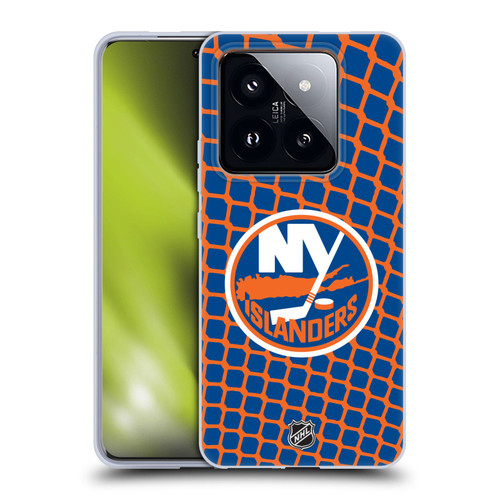NHL New York Islanders Net Pattern Soft Gel Case for Xiaomi 14 Pro