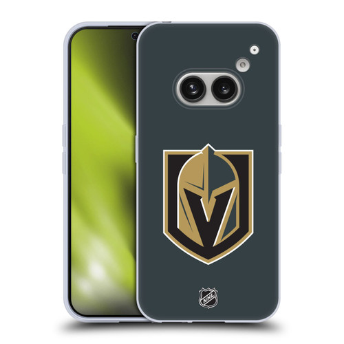 NHL Vegas Golden Knights Plain Soft Gel Case for Nothing Phone (2a)