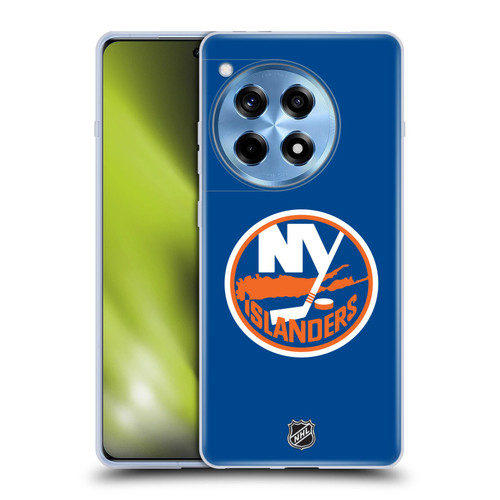NHL New York Islanders Plain Soft Gel Case for OnePlus 12R