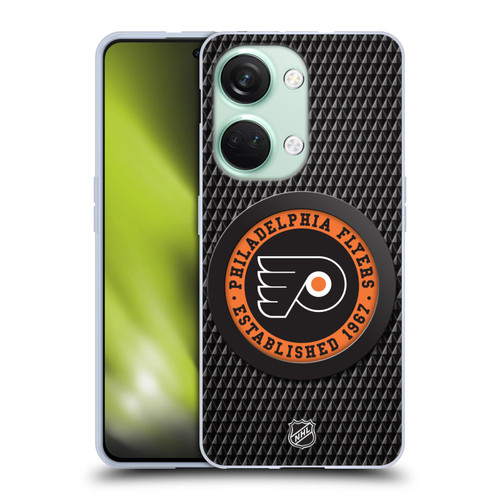 NHL Philadelphia Flyers Puck Texture Soft Gel Case for OnePlus Nord 3 5G