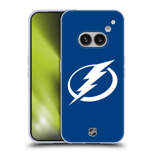 NHL Tampa Bay Lightning Plain Soft Gel Case for Nothing Phone (2a)