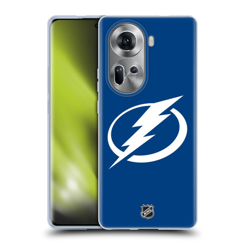 NHL Tampa Bay Lightning Plain Soft Gel Case for OPPO Reno11