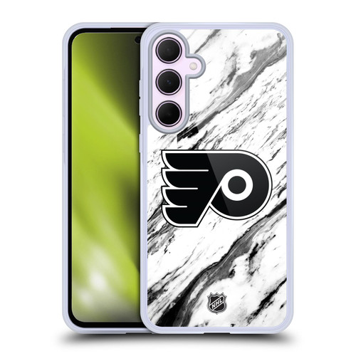 NHL Philadelphia Flyers Marble Soft Gel Case for Samsung Galaxy A35 5G