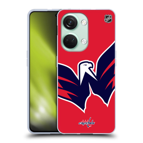 NHL Washington Capitals Oversized Soft Gel Case for OnePlus Nord 3 5G