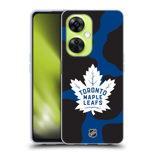 NHL Toronto Maple Leafs Cow Pattern Soft Gel Case for OnePlus Nord CE 3 Lite 5G