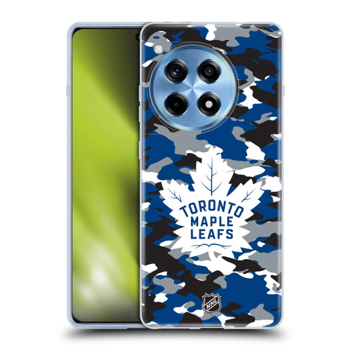 NHL Toronto Maple Leafs Camouflage Soft Gel Case for OnePlus 12R