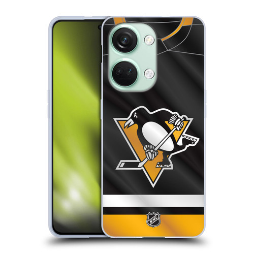 NHL Pittsburgh Penguins Jersey Soft Gel Case for OnePlus Nord 3 5G