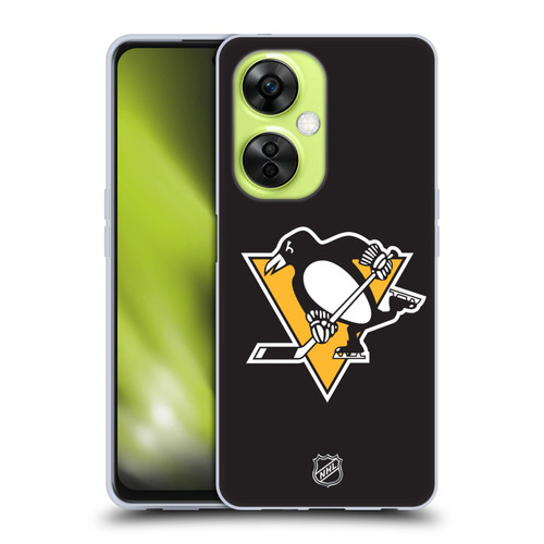 NHL Pittsburgh Penguins Plain Soft Gel Case for OnePlus Nord CE 3 Lite 5G