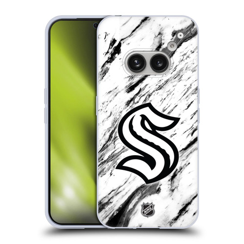 NHL Seattle Kraken Marble Soft Gel Case for Nothing Phone (2a)