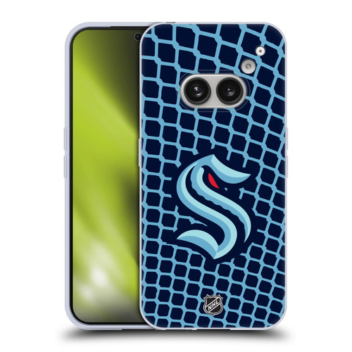 NHL Seattle Kraken Net Pattern Soft Gel Case for Nothing Phone (2a)
