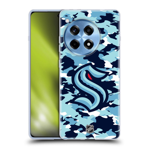NHL Seattle Kraken Camouflage Soft Gel Case for OnePlus 12R
