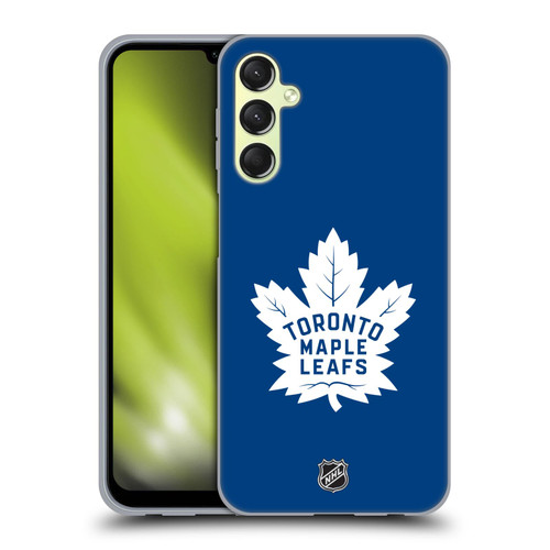 NHL Toronto Maple Leafs Plain Soft Gel Case for Samsung Galaxy A24 4G / M34 5G