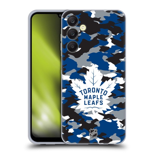 NHL Toronto Maple Leafs Camouflage Soft Gel Case for Samsung Galaxy A25 5G