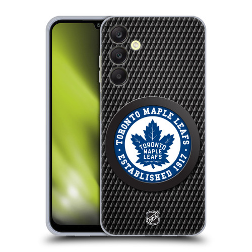 NHL Toronto Maple Leafs Puck Texture Soft Gel Case for Samsung Galaxy A25 5G