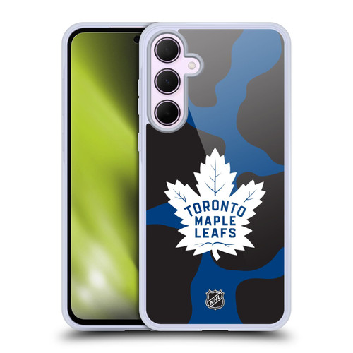NHL Toronto Maple Leafs Cow Pattern Soft Gel Case for Samsung Galaxy A35 5G