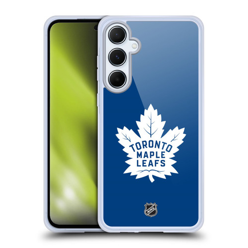 NHL Toronto Maple Leafs Plain Soft Gel Case for Samsung Galaxy A55 5G