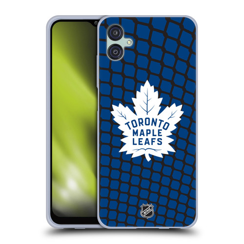 NHL Toronto Maple Leafs Net Pattern Soft Gel Case for Samsung Galaxy M04 5G / A04e