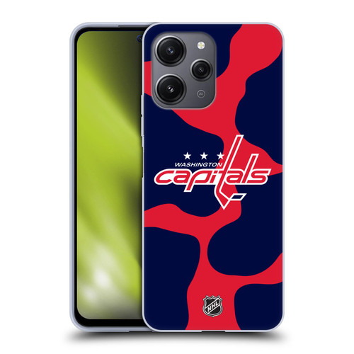 NHL Washington Capitals Cow Pattern Soft Gel Case for Xiaomi Redmi 12
