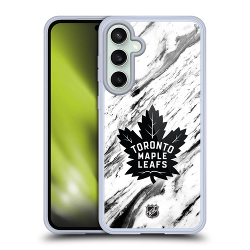 NHL Toronto Maple Leafs Marble Soft Gel Case for Samsung Galaxy S23 FE 5G