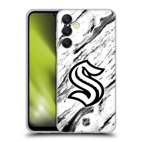 NHL Seattle Kraken Marble Soft Gel Case for Samsung Galaxy A25 5G