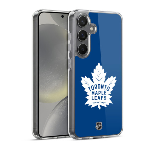 NHL Toronto Maple Leafs Plain Soft Gel Case for Samsung Galaxy S24 5G & MagSafe